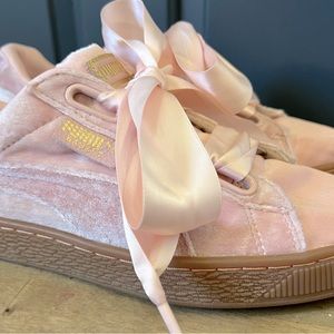 Puma Basket Heart shoes. US women’s 8.5